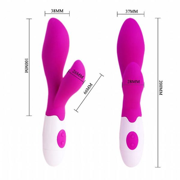 Vibrador Newman em Soft Touch Dupla Estimulação - Pretty Love -30 Velocidades - Imagem 4