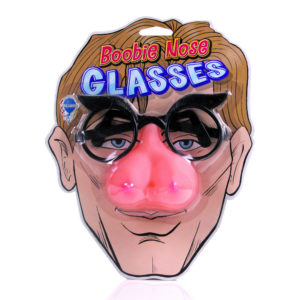 Óculos com nariz formato Seios