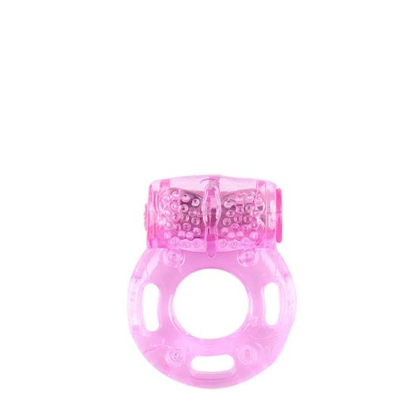 Anel Peniano com Cápsula Vibratória Formato de Borboleta - Imagem 2