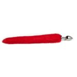 Plug Anal Rabo de Raposa - Vermelho 40 cm Tamanho M - Imagem 3