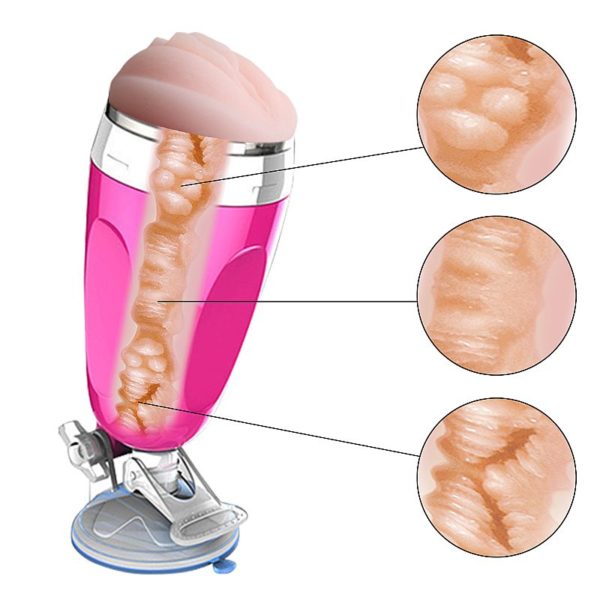 Masturbador Lanterna com Ventosa - Vagina - X5 Cup - Imagem 5