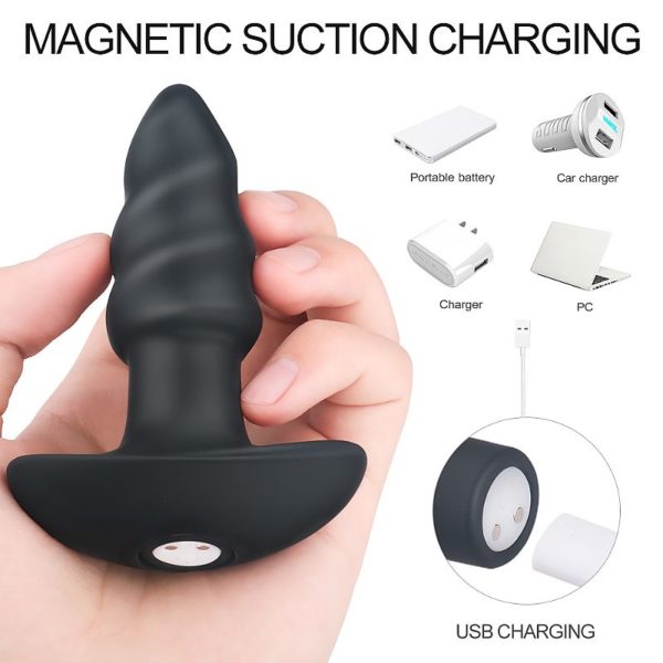 Plug Anal com Vibro Recarregável - com Controle Remoto - LOVEARROW - S-Hande - Imagem 5