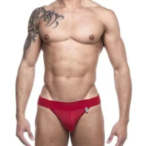 Cueca - Jock Básica em Suplex Vermelho