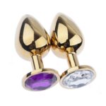 Plug Anal de Aço - Redondo Dourado - Tamanho P - Imagem 5