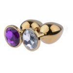 Plug Anal de Aço - Redondo Dourado - Tamanho P - Imagem 2