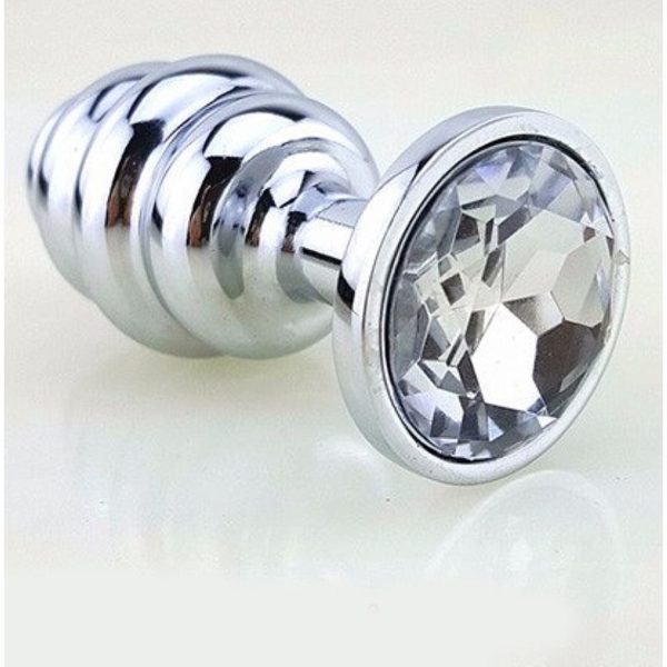 Plug Anal de Aço - Colmeia - Tamanho P - Imagem 3