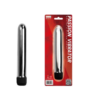 Vibrador Personal Multivelocidade de 17 cm Cromado – PASSION VIBRATOR