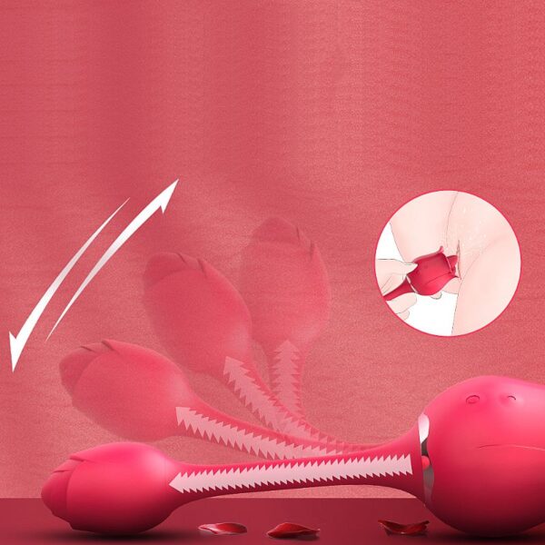 Rosa Estimuladora de Clitóris e ponto G - Rose Pro 5 - S-Hande - Imagem 2