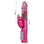 Vibrador Rotativo com Textura - 7 Vibrações com Rotação 360º - Á Pilha - SI - Imagem 5