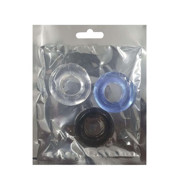 Anel Peniano - Kit com 3 cores - 3,7 cm - Sexy Import - Imagem 7