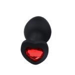 Plug Anal de Coração em Silicone - Tamanho M - SI - Imagem 5