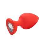 Plug Anal de Coração em Silicone - Tamanho M - SI - Imagem 2