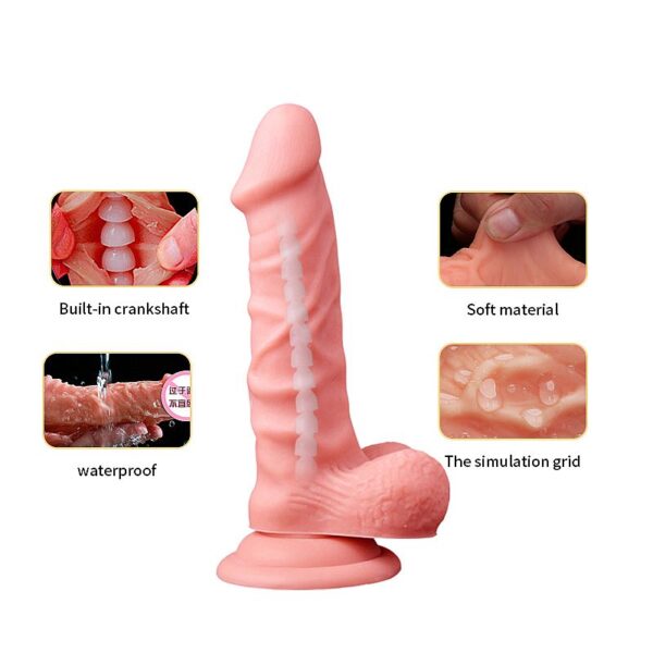 Prótese Realística com Vértebra - Sexy Import - Imagem 5