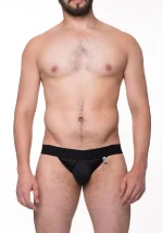 Jock em Suplex preto vazada com arrastao