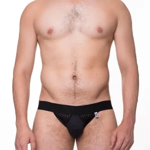 Jock em Suplex preto vazada com arrastao