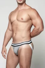 Jock em Suplex Elastico tricolor cinza claro