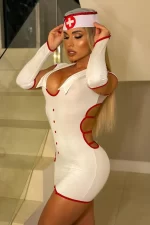 Fantasia de Enfermeira Persefone Sensual e Erótica