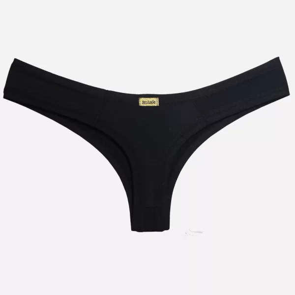 Calcinha Cross Fit em Lycra Para o Dia a Dia - Sem Regulagem - Branco - Canela e Preto - Imagem 3