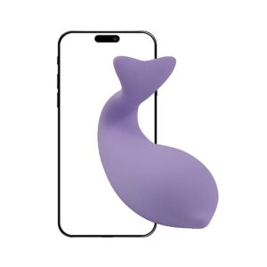 Vibrador de Ponto G - Formato de Golfinho - À Longa distância - App SI