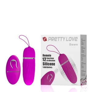 Cápsula Vibratória Texturizada Wireless com 12 Modos de Vibração – PRETTY LOVE DAWN