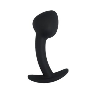 Plug Anal Curvado em Silicone - SI