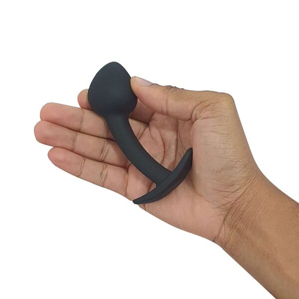 Plug Anal Curvado em Silicone - SI - Imagem 2