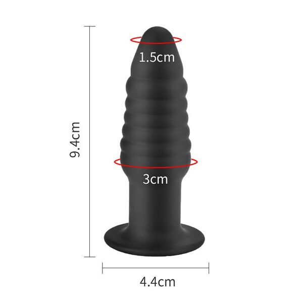 Plug Anal com Vibrador - Bateria LR44 - 11,0x3,0 - SI - Imagem 2