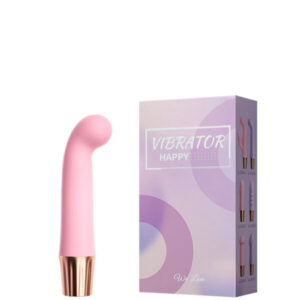 Vibrador Recarregável Ponto G, Possui 10 Modos de Vibração – VIBRATOR HAPPY WE LOVE