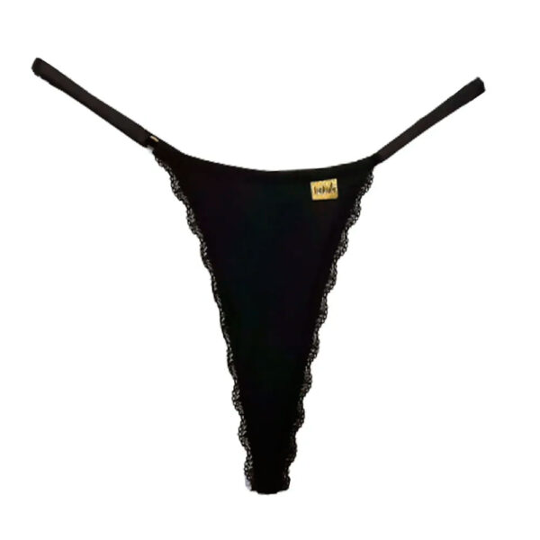 Calcinha Fio Dental de Luxo com Biju - Nada feito - Imagem 2