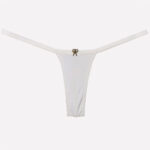 Calcinha Fio Dental em Lycra com Biju - Contente - Imagem 2