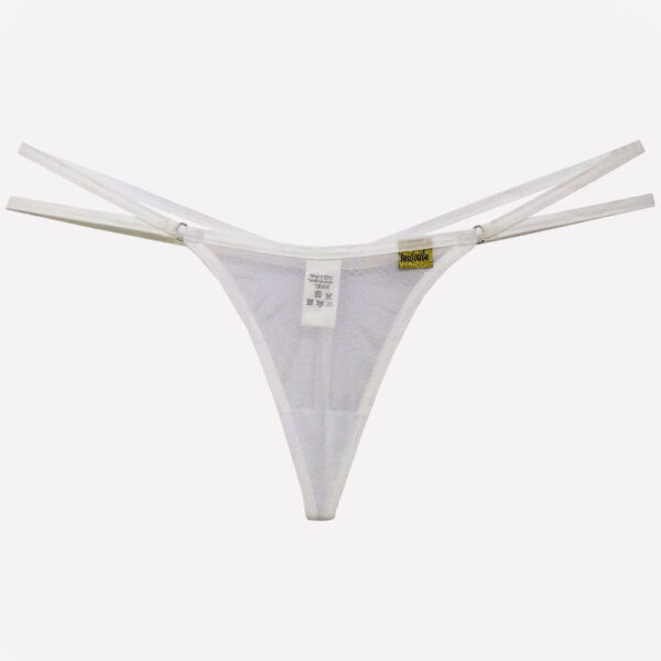 Calcinha Fio Dental em Tule com Biju Anzol - Vem não - Imagem 4