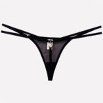 Calcinha Fio Dental em Tule com Biju Anzol - Vem não - Imagem 2