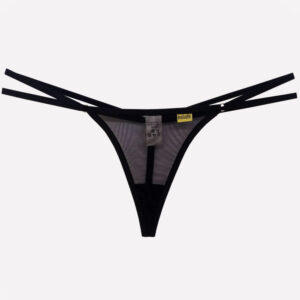 Calcinha Fio Dental em Tule com Biju Anzol - Vem não