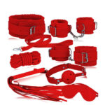 Kit Bondage com 7 Peças com Forro em Pelúcia – 3R IMPORT – SD-215