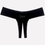 Calcinha Fio Dental Aberta em Tule - Celestial - Imagem 4