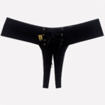 Calcinha Fio Dental Aberta em Tule - Celestial - Imagem 3