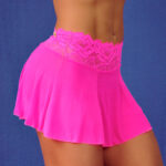 JUSTA - Saia em Tule e Renda com Transparência - Imagem 3