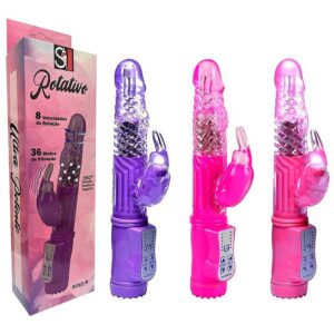 Vibrador Jack Rabbit Rotativo com 8 Funções de Rotação e 36 de Vibração