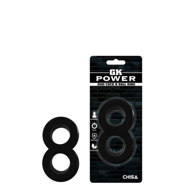 Anel Peniano Duplo – CHISA DUO COCK 8 BALL RING – CR-040