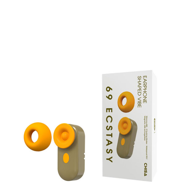 Mini Estimulador Recarregável com 5 Modos de Ondas de Pressão – CHISA EARPHONE SHAPED VIBE – EC-048