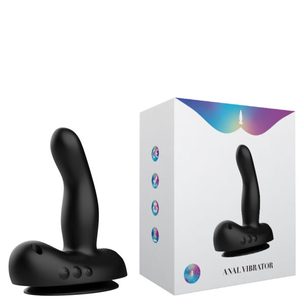 Massageador de Próstata Recarregável com Ponta Levemente Curvada – ANAL VIBRATOR – PM-022