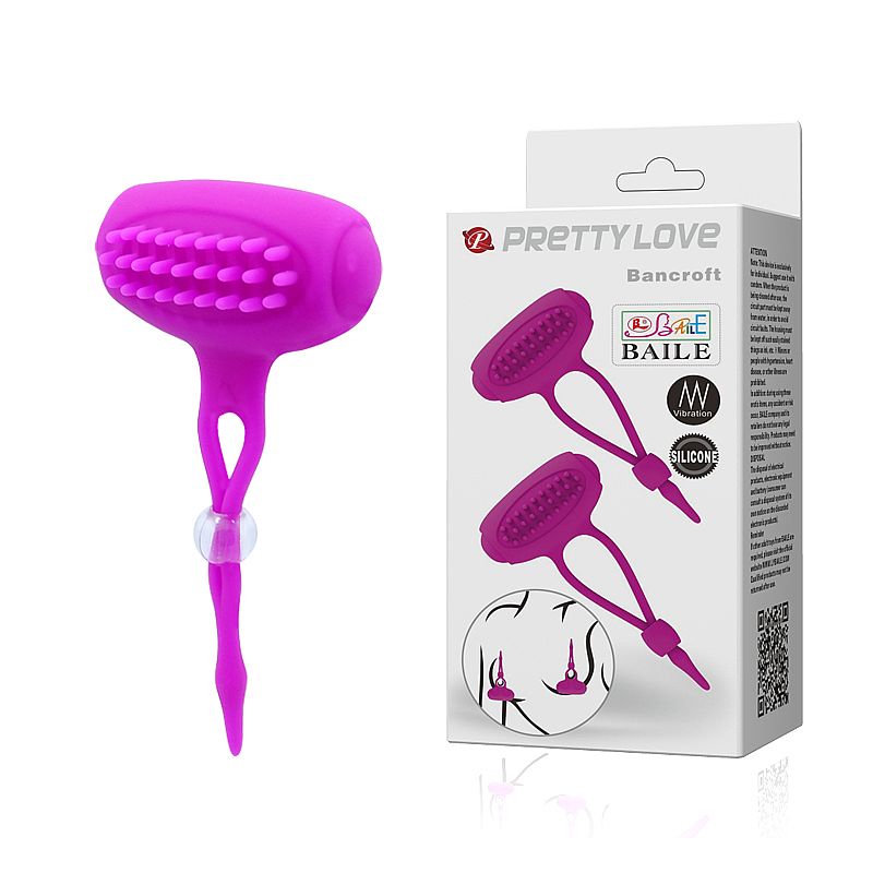 Prendedor de Mamilo com Vibro - Bancroft - Pretty Love - Imagem 1