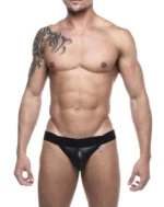 Cueca Slip Cirrê Com Tule Atrás