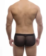 Cueca Slip Cirre Com Tule Atrás - Imagem 2