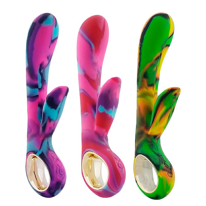 Vibrador de Ponto G e Cliróris - Colorido - Lealso - Imagem 1