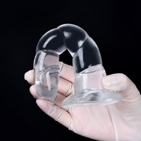 Pênis Realístico em Silicone com Gomos - 16,8x3,5 cm - SI - Imagem 2