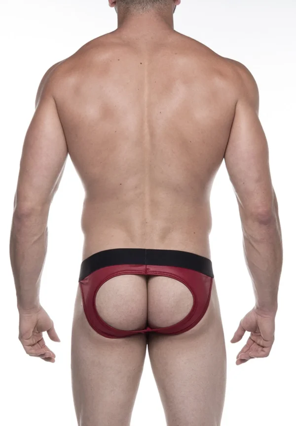 Jock Cirre Open Back Vermelha Com Preto - Imagem 2