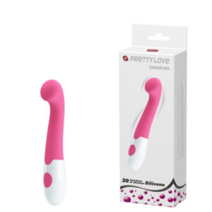 Vibrador Ponto G com Ponta Achatada e 30 Modos de Vibração – PRETTY LOVE CHARLES