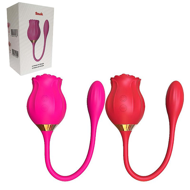 26115-4 Rosa com Pulsação de clitóris e Ponto G - Snak - SI - Imagem 1