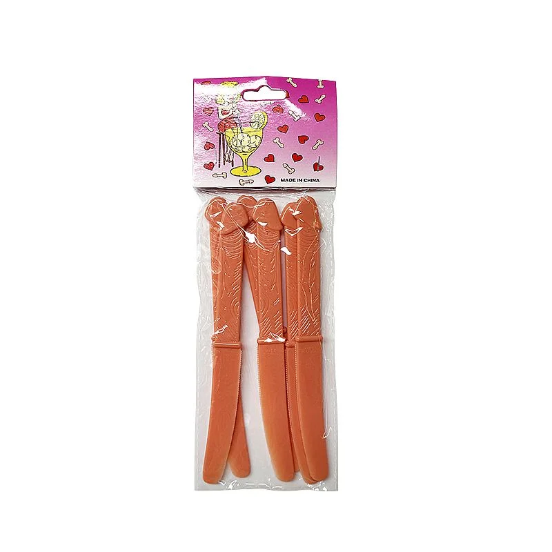 faca-penis Kit com 6 Facas em Formato de Pênis - Imagem 1